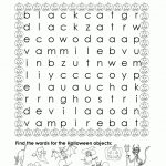 Free Printable Halloween Word Search Puzzle