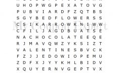Free Printable Valentine's Day Word Search ·
