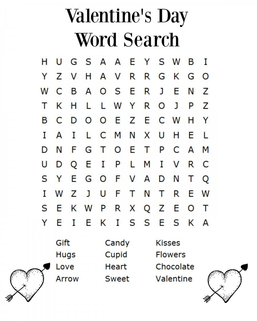 Free Valentine&amp;#039;s Day Word Search Printable For Kids