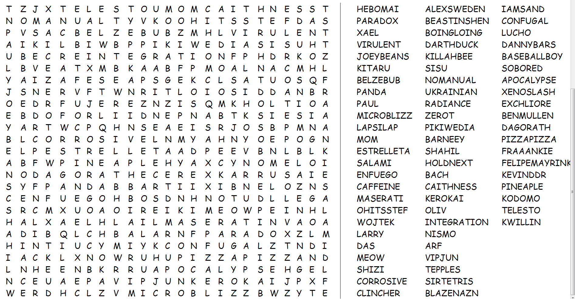 10 Best Extremely Hard Word Search Printables Printableecom 10 Best