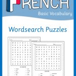 French Word Search Puzzles | Teaching French, French Words