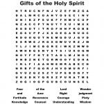 Fruit Of The Spirt/gifts Of The Holy Spirit Word Search