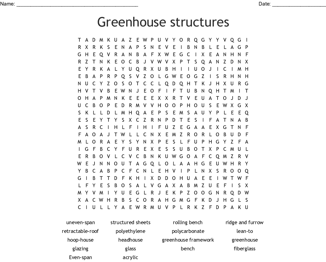 Gardening &amp;amp; Landscaping Crosswords, Word Searches, Bingo