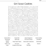 Girl Scout Cookies Word Search   Wordmint
