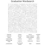 Graduation Word Search   Wordmint