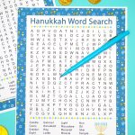 Hanukkah Word Search For Kids & Adults   Happiness Is Homemade