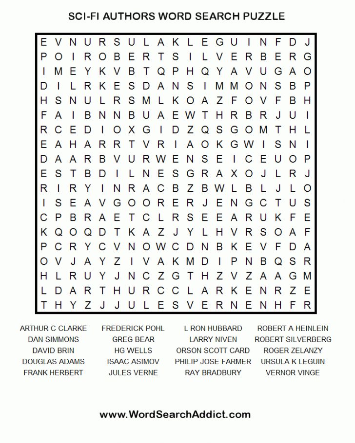 Online Word Search Printable