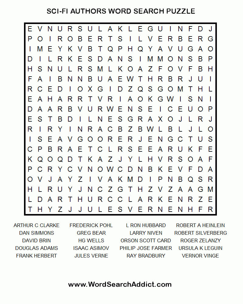 Hard Printable Word Searches For Adults | Home Page How To