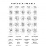 Heroes Of The Bible Word Search   Wordmint