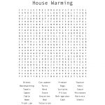 Housewarming Word Search   Wordmint