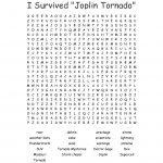 I Survived "joplin Tornado" Word Search   Wordmint