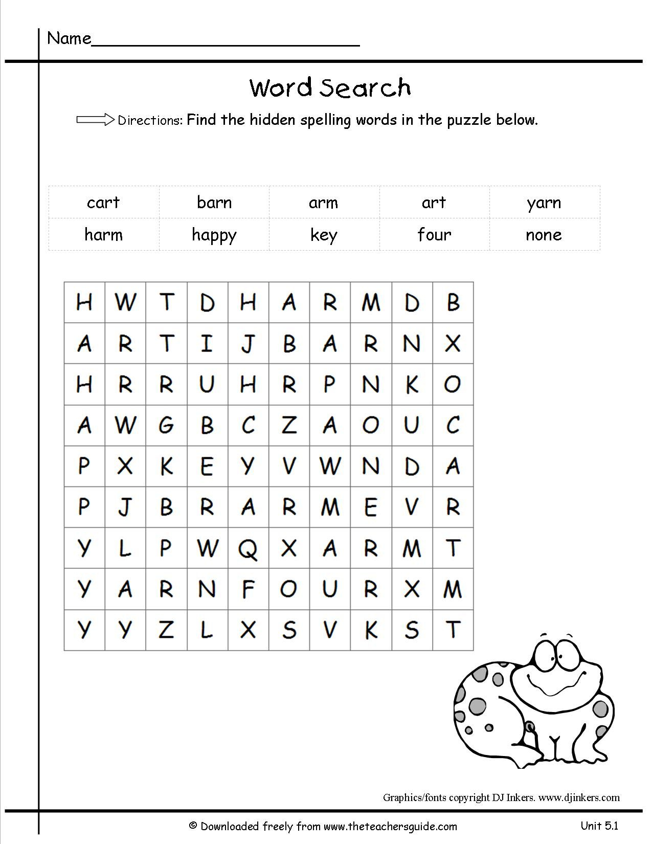 Word find game