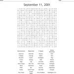 In Remembrance Of 9/11 Word Search   Wordmint
