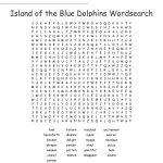Island Of The Blue Dolphins Wordsearch   Wordmint