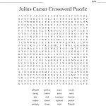Julius Caesar Crossword Puzzle Word Search   Wordmint