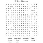 Julius Caesar Word Search   Wordmint