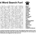 Jumbo Word Search Printable | 101 Activity