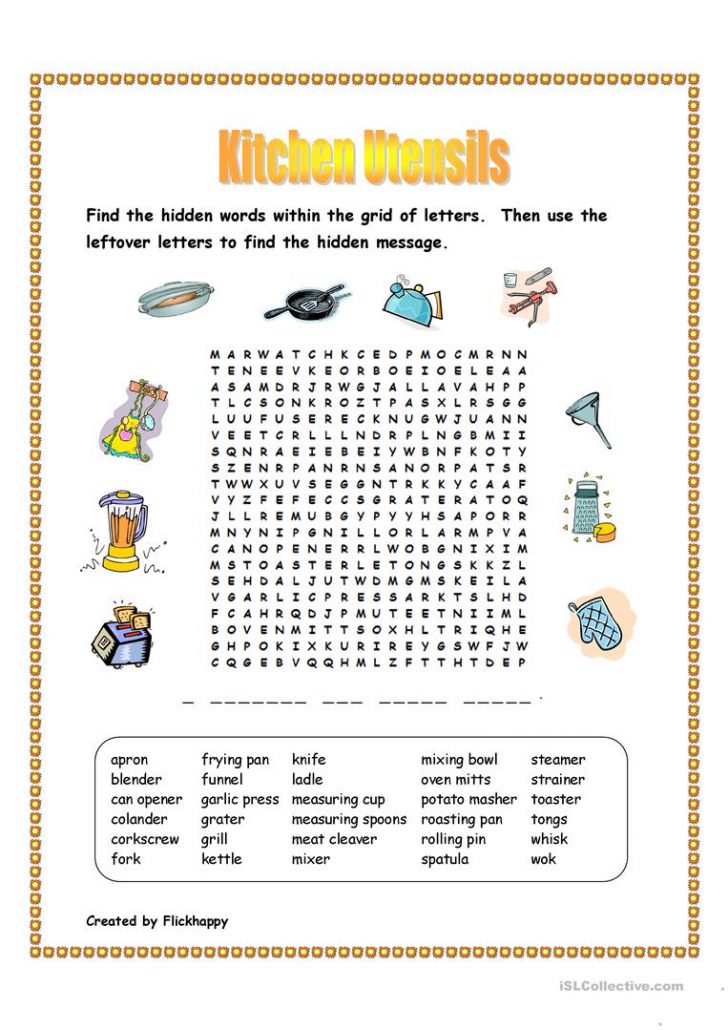 Word Search With Hidden Message Printable