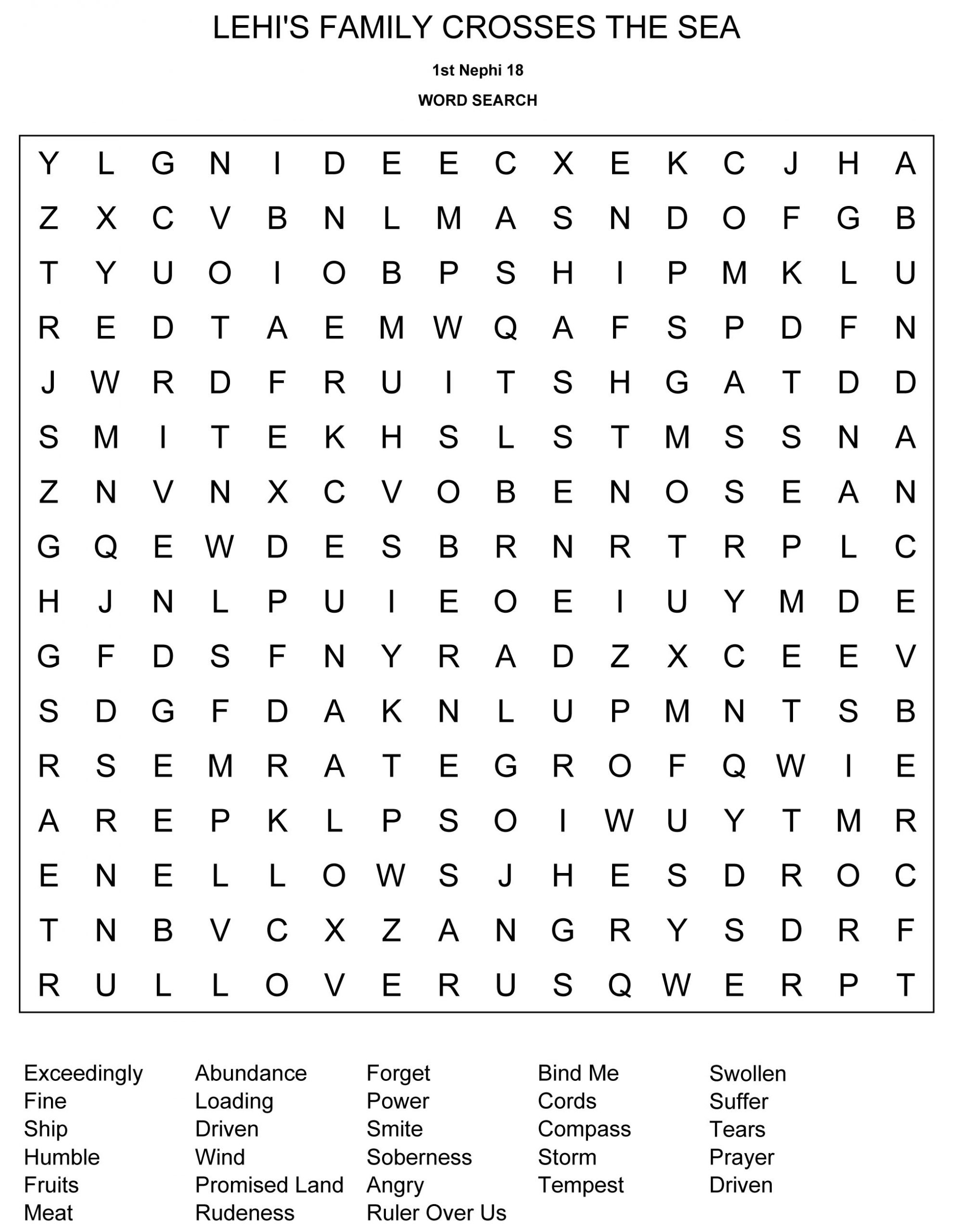 Lds Word Puzzles – Fashion Dresses