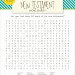 Lds Word Searches For Kids   Free Printables | Bible For