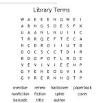 Library Terms Word Search   Wordmint