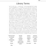 Library Words Word Search   Wordmint