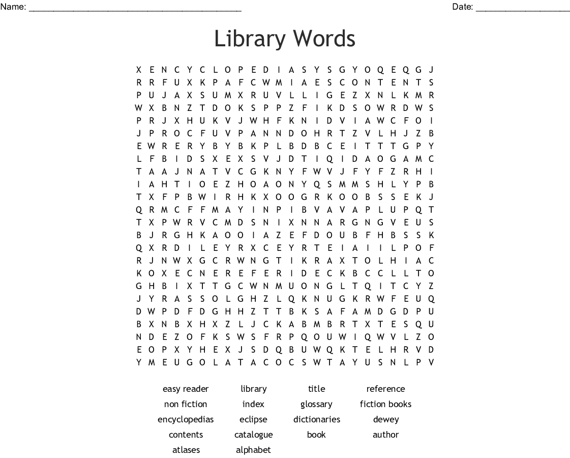 printable library activities coloring pages word