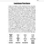 Louisiana Purchase Word Search   Wordmint