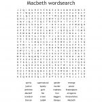 Macbeth Wordsearch   Wordmint