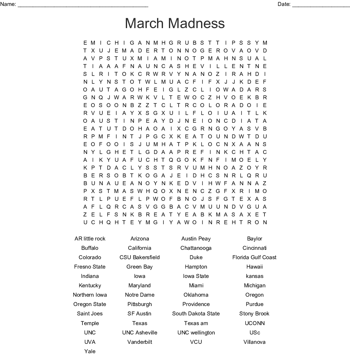 march-word-search-free-printable