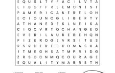 Martin Luther King Jr. Free Printable Word Search Worksheet