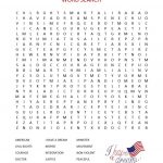 Martin Luther King, Jr. Word Search Printable   Glamamom