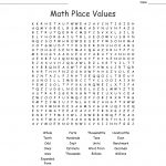 Math Place Values Word Search   Wordmint