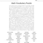 Math Vocabulary Word Search   Wordmint