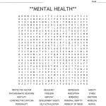 Mental Health** Word Search   Wordmint