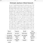 Michael Jackson Word Search   Wordmint