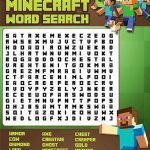 Minecraft Word Search | Minecraft Verjaardagsfeestje