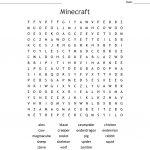 Minecraft Word Search   Wordmint