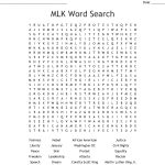 Mlk Word Search   Wordmint
