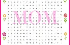 Mothers Day Word Search Free Printable | Mother's Day Games
