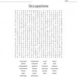 Occupations Word Search   Wordmint
