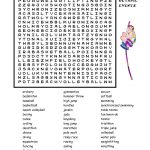 Olympic Events Word Search | Kiddo Shelter | Healthy Work