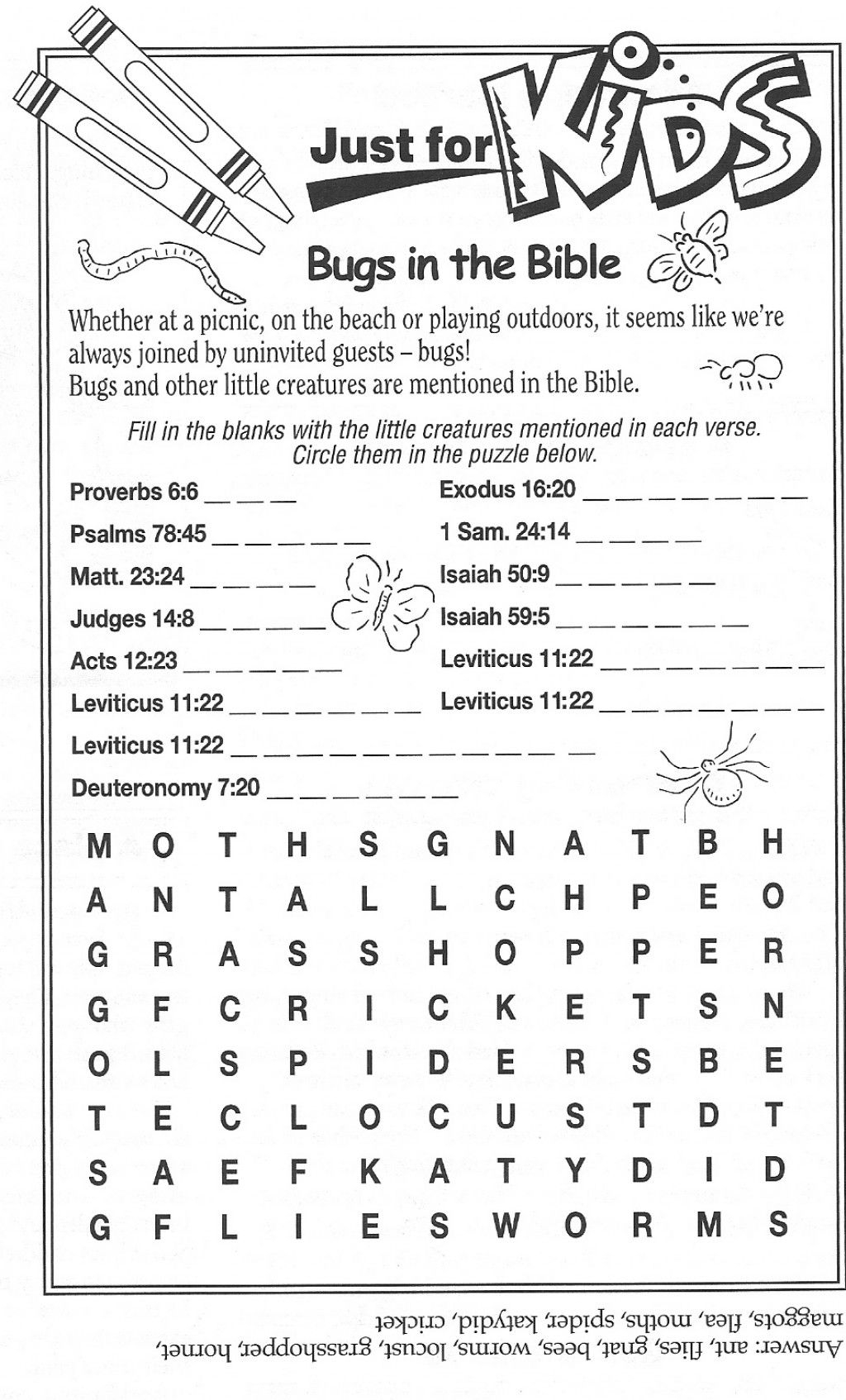Online Bible Word Search Printable Pages - Zondagschool
