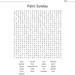 Palm Sunday Word Search   Wordmint