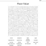Place Value Wordsearch   Wordmint