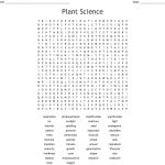 Plant Science Word Search   Wordmint