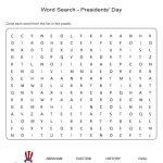 Presidents' Day   Word Search Activity   English Esl