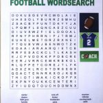 Printable Football Word Search | Activity Shelter