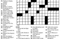 Printable Games For Adults | Printable Crossword Puzzles