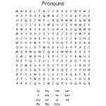 Pronouns Word Search   Wordmint